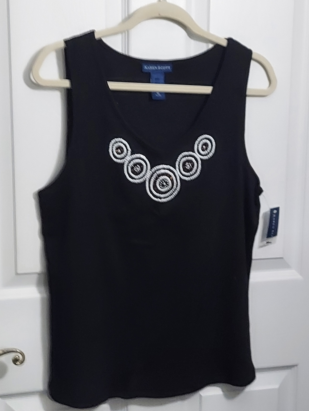 NWT Karen Scott Ribbed Tank Top
